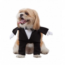 Disfraz de novio para perro