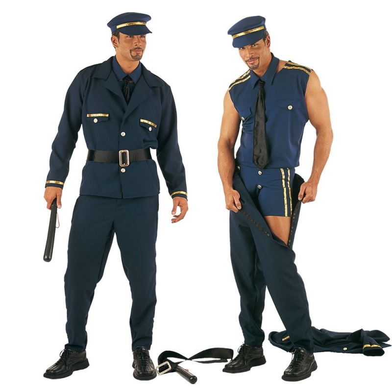 Disfraz De Policia Mexicano Con Accesorios Adulto Hombre